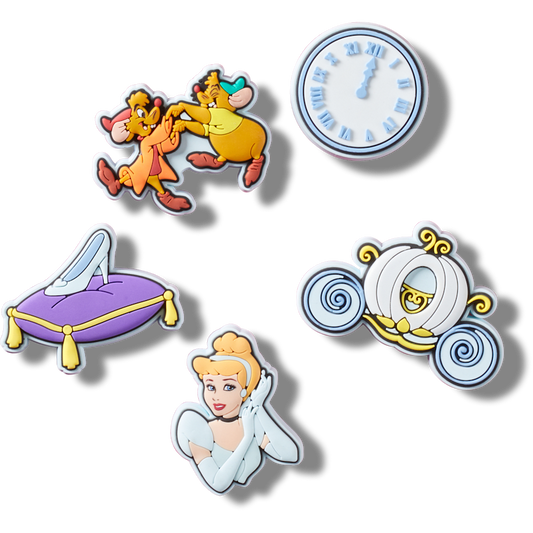 Cinderella 5 Pack Jibbitz™ charms Women|Men|Kids|Jibbitz™ Charms Outlet