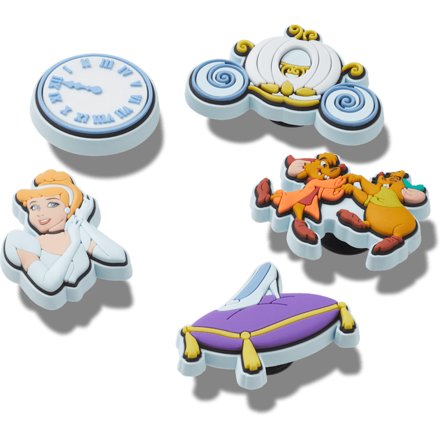 Cinderella 5 Pack Jibbitz™ charms Women|Men|Kids|Jibbitz™ Charms Outlet