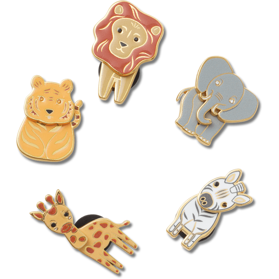 Enamel Safari 5 Pack Jibbitz™ charms Women|Men|Jibbitz™ Charms Outlet