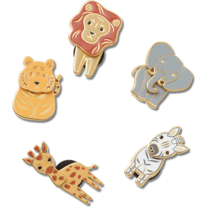 Enamel Safari 5 Pack Jibbitz™ charms - Crocs