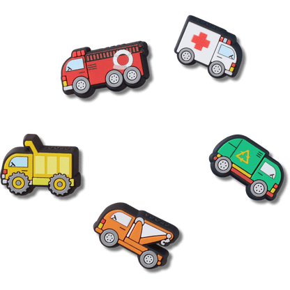 Tiny Work Trucks 5 Pack Jibbitz™ charms - Crocs