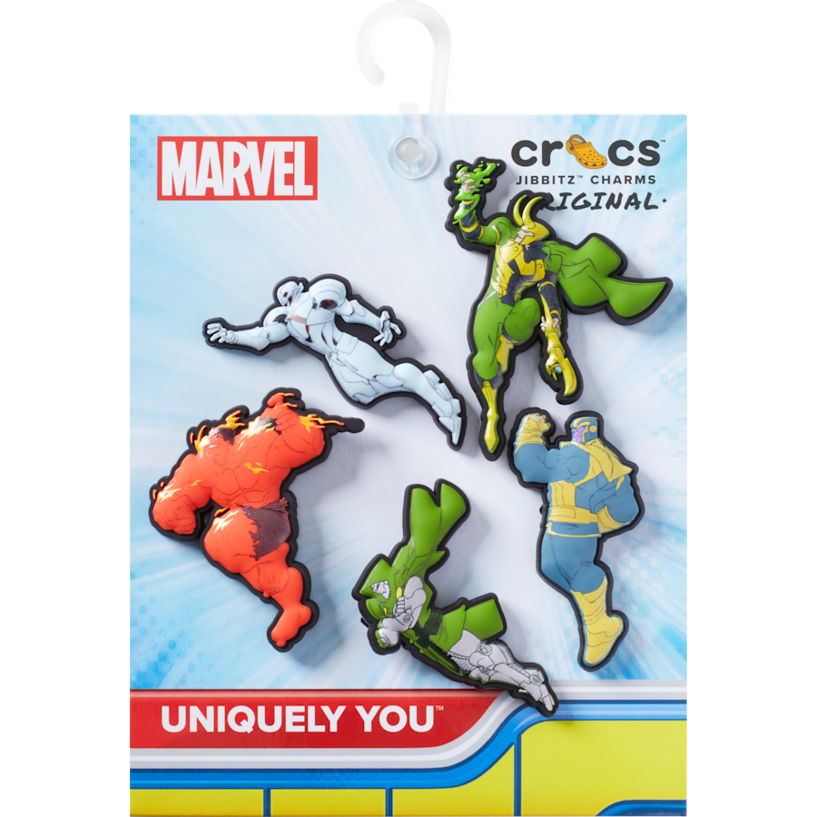 Avengers Villains 5Pck Jibbitz™ charms Women|Men|Kids|Jibbitz™ Charms Discount