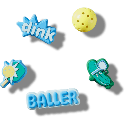 Pickle Ball 5 Pack Jibbitz™ charms - Crocs