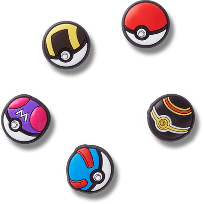 Poke Ball 5 Pack Jibbitz™ charms - Crocs
