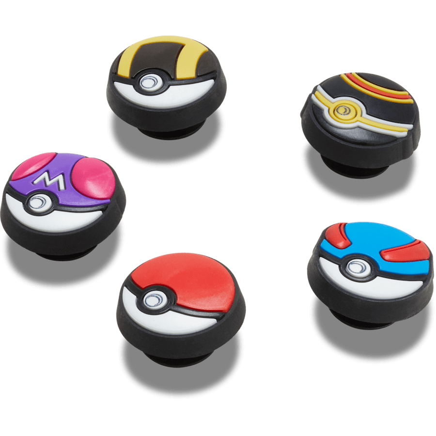 Poke Ball 5 Pack Jibbitz™ charms Women|Men|Kids|Jibbitz™ Charms Outlet