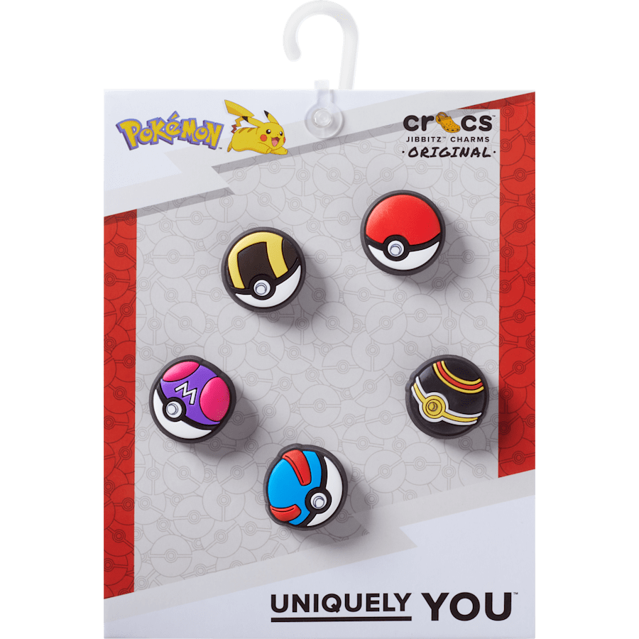Poke Ball 5 Pack Jibbitz™ charms Women|Men|Kids|Jibbitz™ Charms Outlet