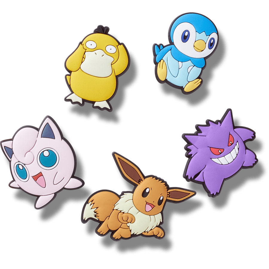 Pokemon Assrtd 5 Pck Jibbitz™ charms Women|Men|Jibbitz™ Charms Discount