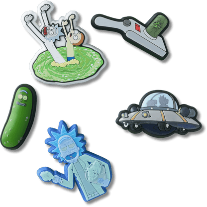 Rick and Morty 5 Pack Jibbitz™ charms - Crocs