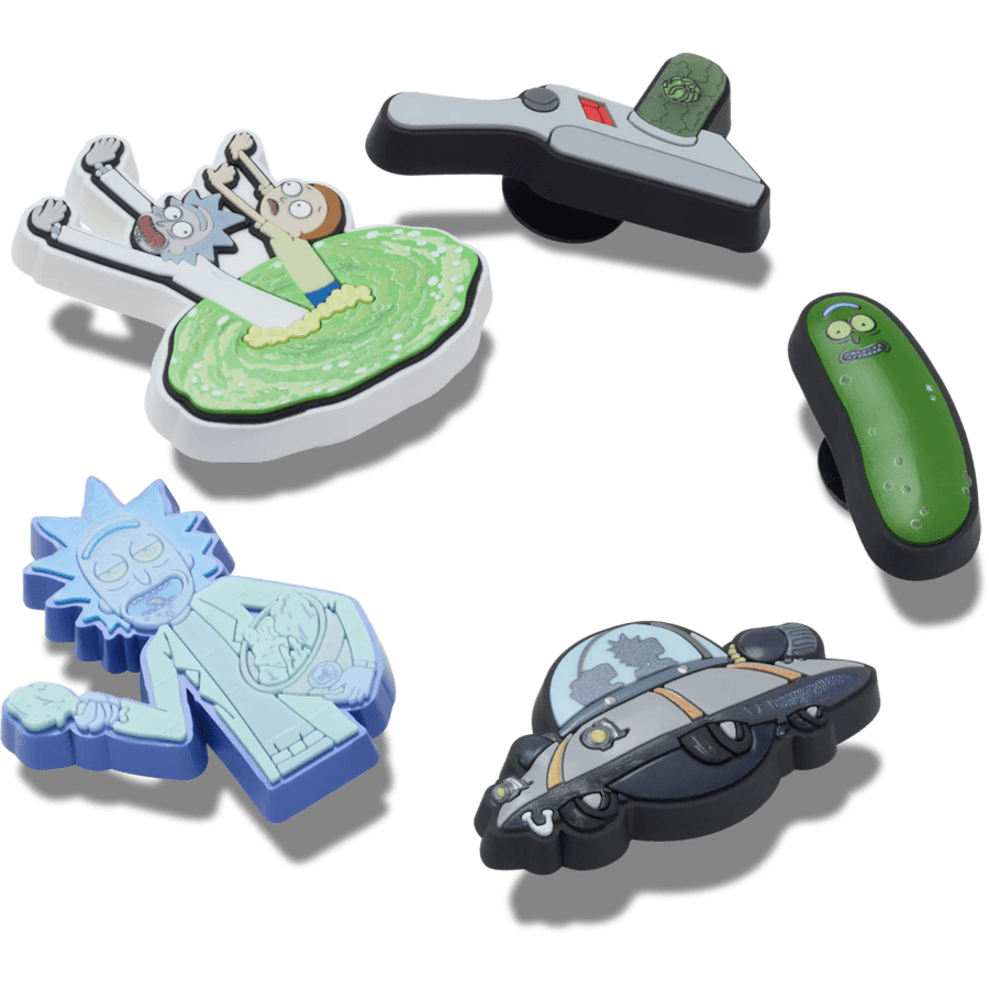 Rick and Morty 5 Pack Jibbitz™ charms Women|Men|Jibbitz™ Charms Discount