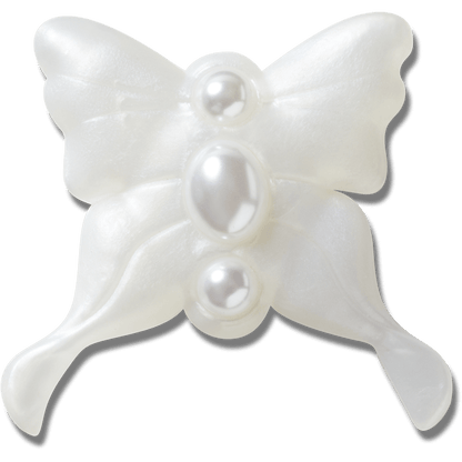 Meta Jelly White Butterfly Jibbitz™ charms - Crocs