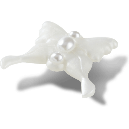 Meta Jelly White Butterfly Jibbitz™ charms - Crocs
