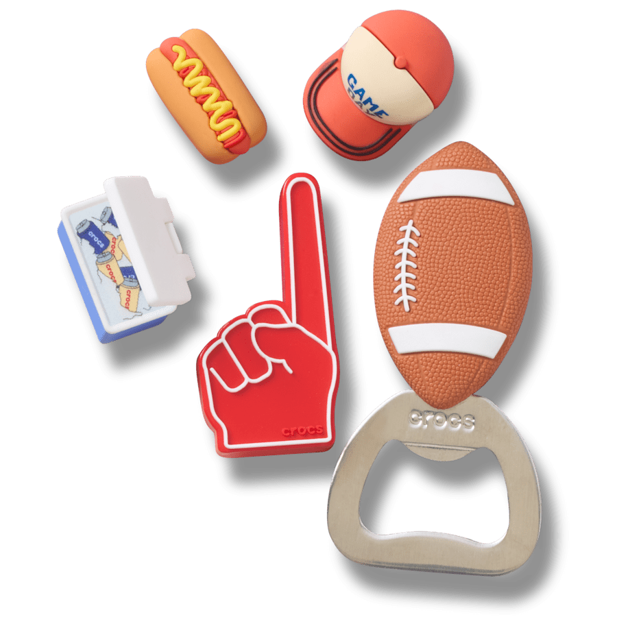Tailgate 5 Pack Jibbitz™ charms Women|Men|Jibbitz™ Charms Discount