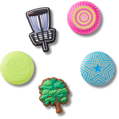Disc Golf 5 Pack Jibbitz™ charms - Crocs