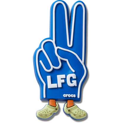 LFG Foam Peace Sign Jibbitz™ charms - Crocs