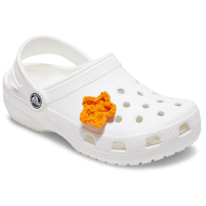 Crafted Crochet Orange Star Jibbitz™ charms - Crocs