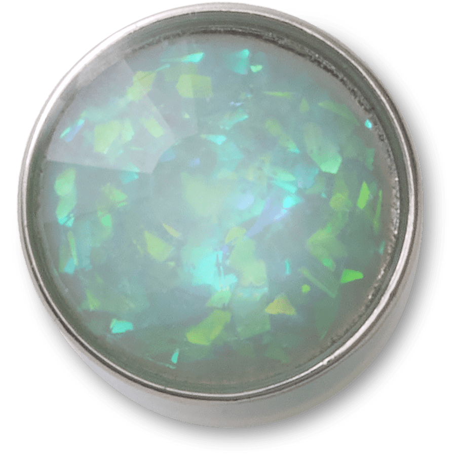 Opal Circle Gem Jibbitz™ charms Women|Men|Jibbitz™ Charms For Sale