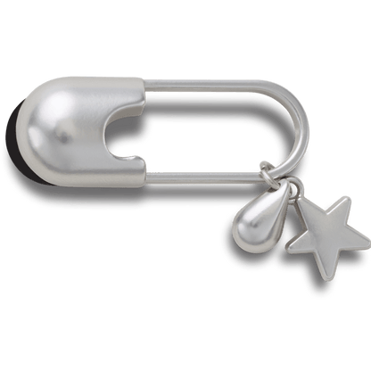 Silver Meta Safety Pin Jibbitz™ charms - Crocs