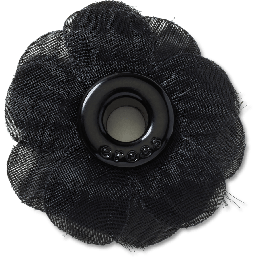 Black Chiffon Grommet Jibbitz™ charms Women|Men|Jibbitz™ Charms For Sale