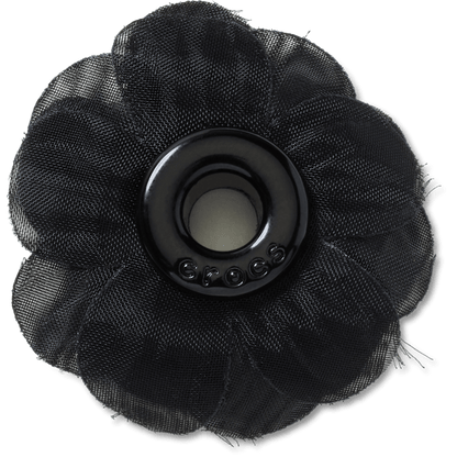 Black Chiffon Grommet Jibbitz™ charms - Crocs