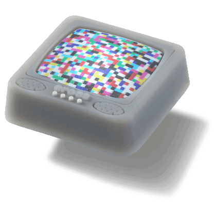 Lights Up Pixelated TV Jibbitz™ charms - Crocs