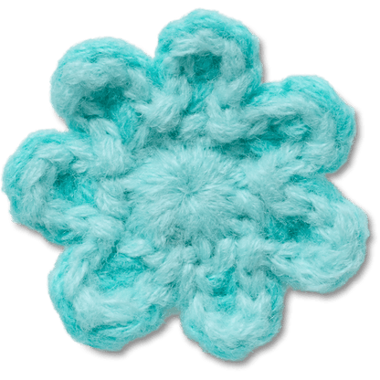 Crochet Blue Flower Jibbitz™ charms - Crocs
