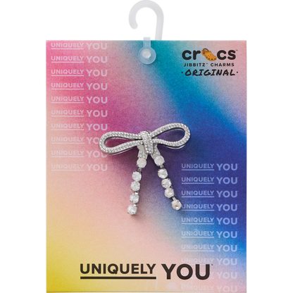 Silver Gem Bow Jibbitz™ charms - Crocs