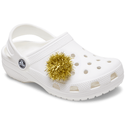 Gold Tinsel Pom Jibbitz™ charms - Crocs