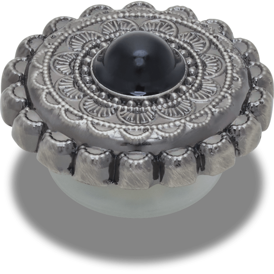 Silver and Black Emblem Jibbitz™ charms Women|Men|Jibbitz™ Charms Outlet