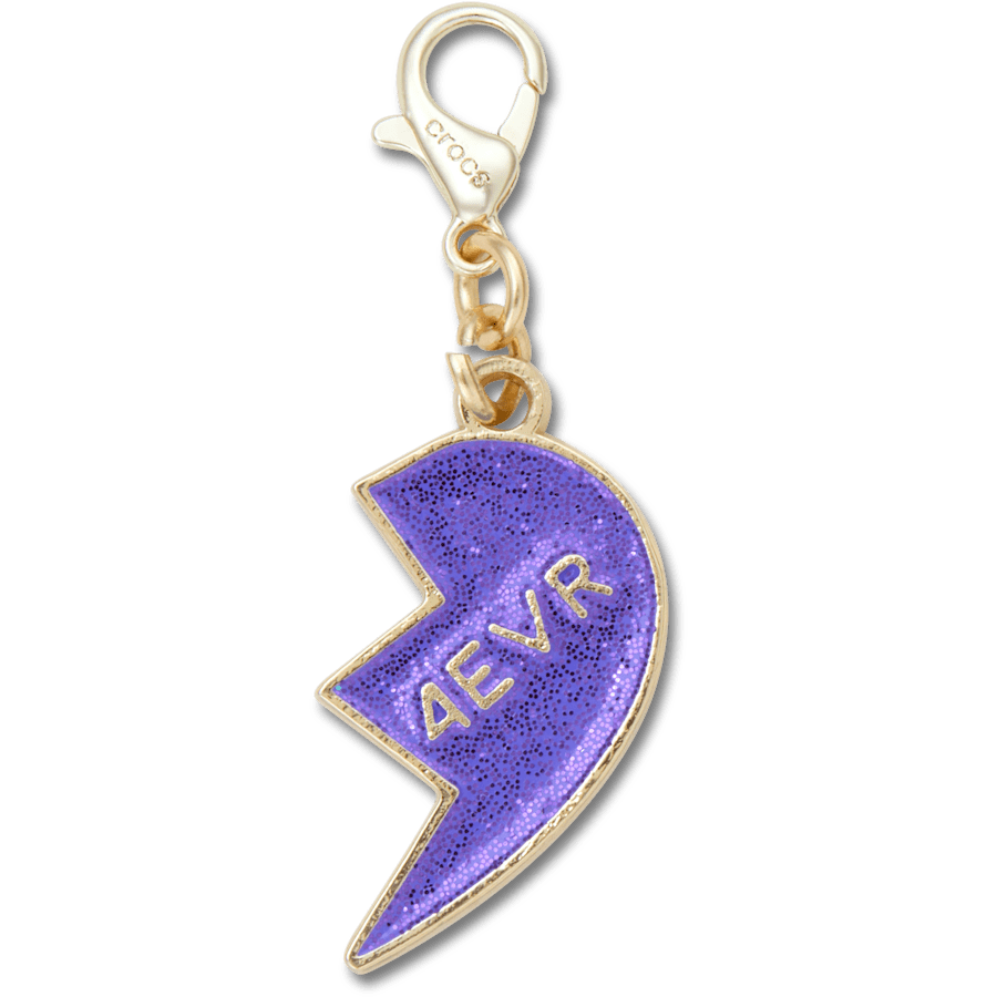 Purple Glitter BFF Charm Right Jibbitz Shoe Charm Women|Men|Kids|Jibbitz™ Charms On Sale