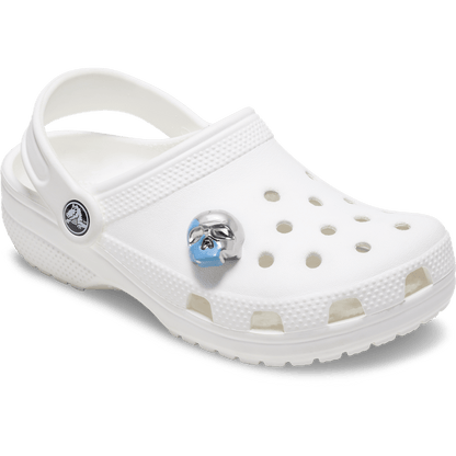 Silver and Blue Enamel Skull Jibbitz™ charms - Crocs