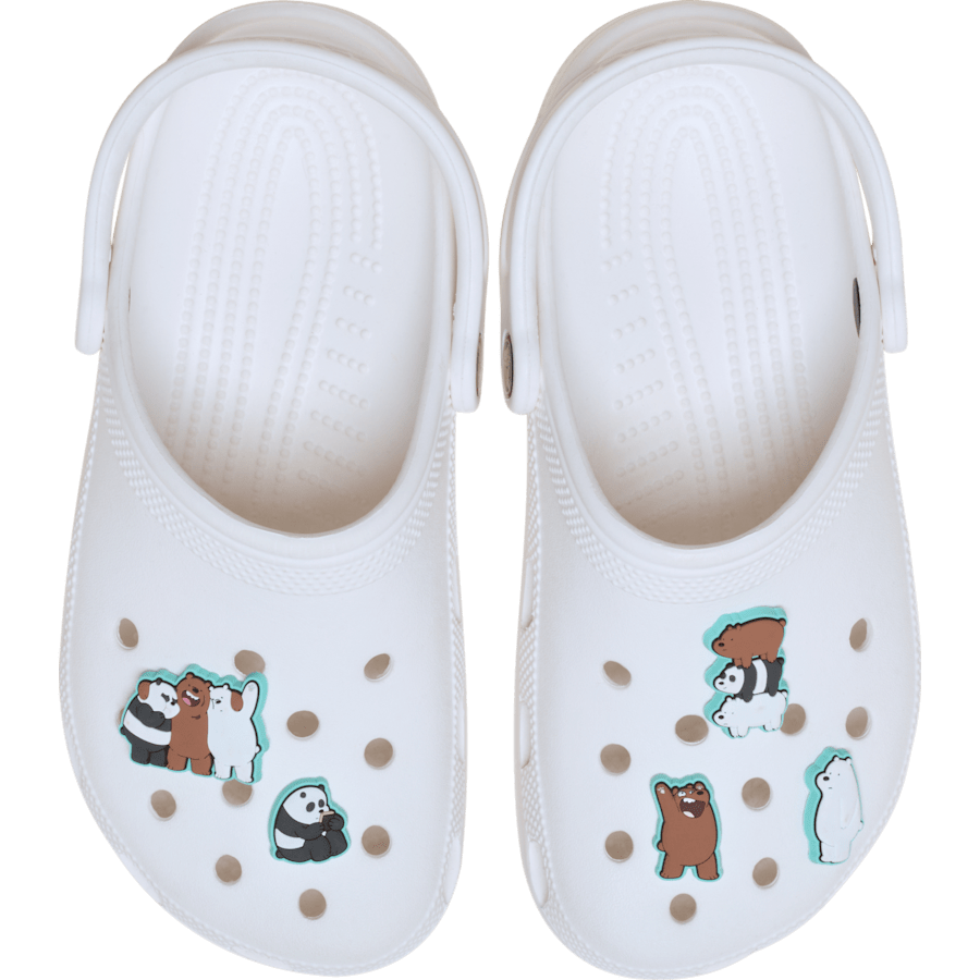 We Bare Bears 5 Pack  Jibbitz™ charms Women|Men|Jibbitz™ Charms On Sale