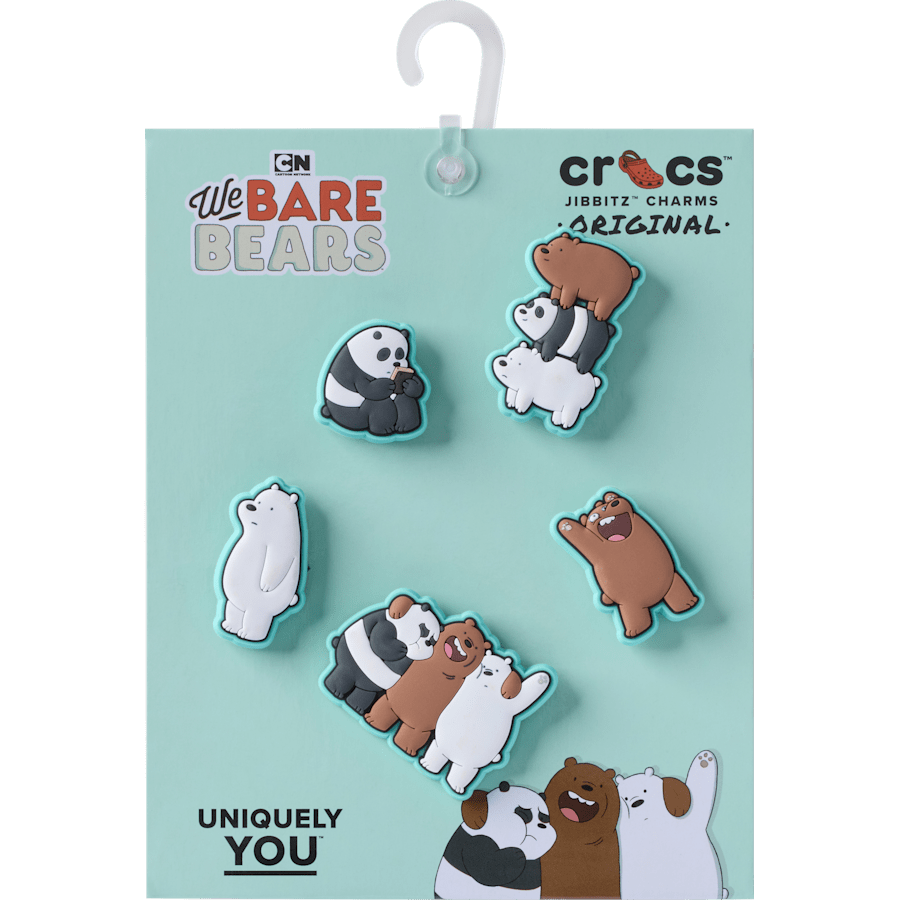 We Bare Bears 5 Pack  Jibbitz™ charms Women|Men|Jibbitz™ Charms On Sale