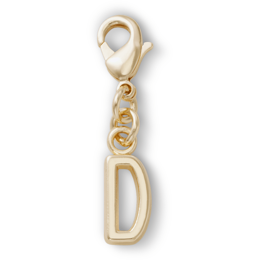 Gold Letter D Charm Jibbitz™ charms Women|Men|Kids|Jibbitz™ Charms Outlet