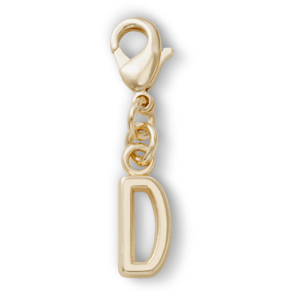 Gold Letter D Charm Jibbitz™ charms - Crocs
