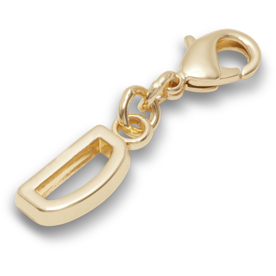 Gold Letter D Charm Jibbitz™ charms Women|Men|Kids|Jibbitz™ Charms Outlet