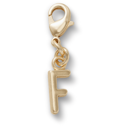 Gold Letter F Charm Jibbitz™ charms - Crocs