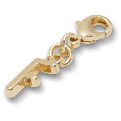 Gold Letter F Charm Jibbitz™ charms - Crocs