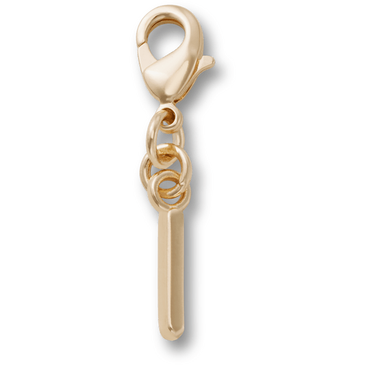 Gold Letter I Charm Jibbitz™ charms Women|Men|Kids|Jibbitz™ Charms Outlet