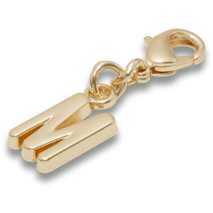 Gold Letter M Charm Jibbitz™ charms - Crocs