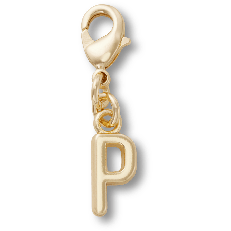 Gold Letter P Charm Jibbitz™ charms Women|Men|Kids|Jibbitz™ Charms Discount