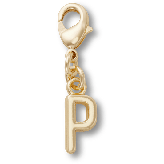 Gold Letter P Charm Jibbitz™ charms Women|Men|Kids|Jibbitz™ Charms Discount
