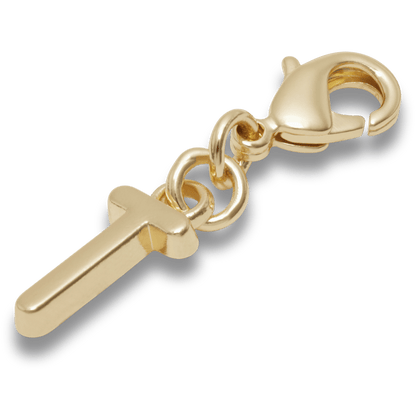 Gold Letter T Charm Jibbitz™ charms - Crocs