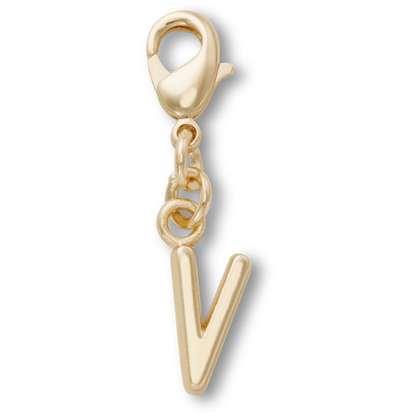 Gold Letter V Charm Jibbitz™ charms - Crocs