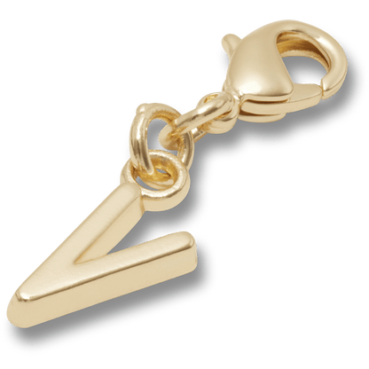 Gold Letter V Charm Jibbitz™ charms - Crocs