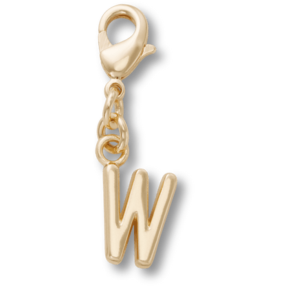 Gold Letter W Charm Jibbitz™ charms - Crocs