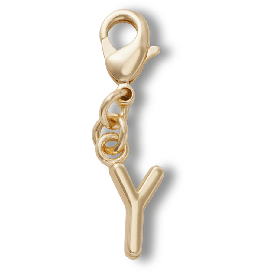 Gold Letter Y Charm Jibbitz™ charms Women|Men|Kids|Jibbitz™ Charms For Sale