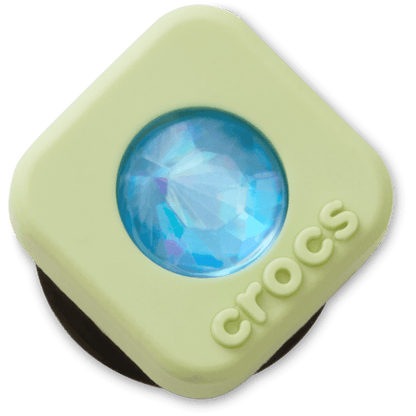 Green PVC Square SMT Gem Jibbitz™ charms - Crocs