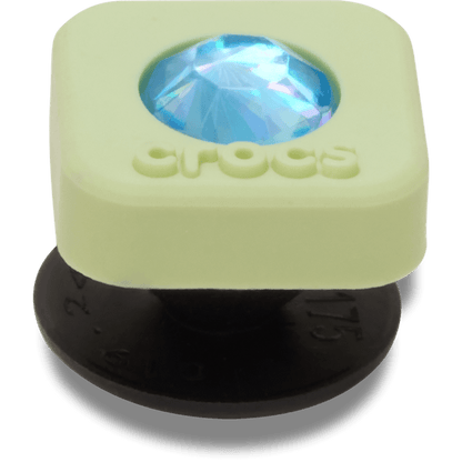 Green PVC Square SMT Gem Jibbitz™ charms - Crocs