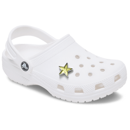 Silver and Green SMT Gem Star Jibbitz™ charms - Crocs