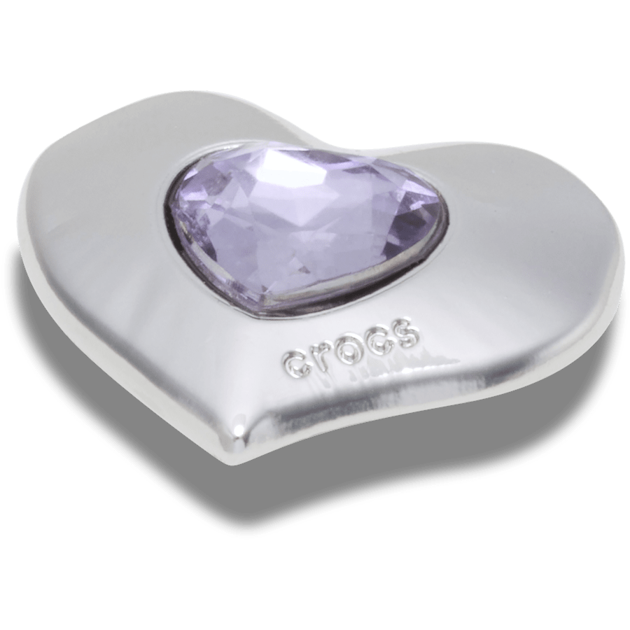 SilverandPurple SMT Gem Heart Jibbitz™ charms Women|Men|Jibbitz™ Charms Discount